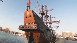 El Galeón. Испанский галеон. Про настоящие корабли. Жизнь на яхте #33.