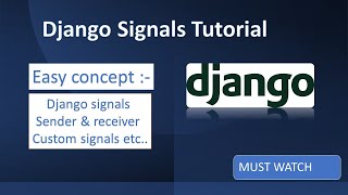 django signals tutorial for beginners