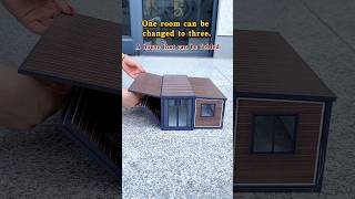 #container #aluminium #Folding room The house can also be folded out, do you believe it?