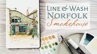 Line and Wash | Sketching a Quirky Norfolk Building