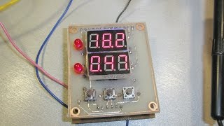 вольтамперметр на ATMEGA8 и сегментных индикаторах