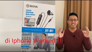 BOYA BY M1 Review - Masalah dan Solusi di Iphone !!