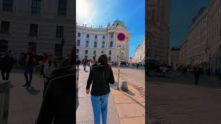 Wien Michaelerplatz 1888 Altes Burgtheater & Wien 2024 #vienna #austria #4k #österreich #shorts