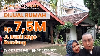 DIJUAL Rp.7,5M Rumah Klasik Asri Linkungan Tenang di Bukit Dago Bandung.Hub.087777568484 #rumahdago