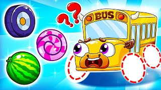 Funny School Bus Lost Wheel Song | Lamba Lamby Kids Songs