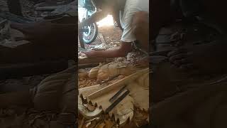 woodcarving relief art 3d ukiran relief 3d kayu jati #budicb #shorts