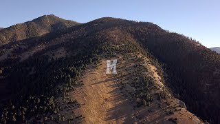 Bridger Foothills Fire damage from a drone