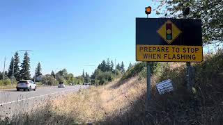 Traffic Signal PREPARE TO STOP Advance Warning Flasher