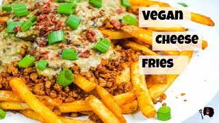 Vegan Cheese Fries | Pretty Brown Vegan