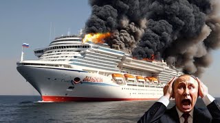 1 Minute Ago! Cruise Ship Carrying 40 Russian Government Officials Hit by Ukrainian Cluster Bomb