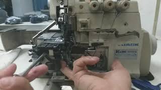 REGULAGEM DA FACA DA OVERLOCK