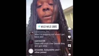 Gangbanger from Chicago gets shot at on Facebook live