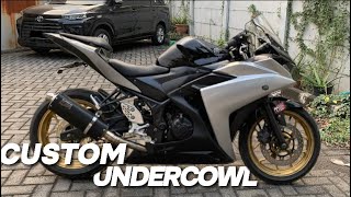 PASANG UNDERCOWL CUSTOM YAMAHA R25 #yamaha #yamahar25 #r25 #r3 #yzfr25 #review #motovlog