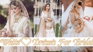 White ❤️ Dress Designs Ideas 😍 For Nikah