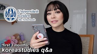 koreastudies q&a *leiden university, korean language, how i plan & more*