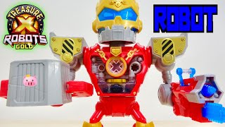 スライムのOILに ゴールドのボルトでエネルギーON! 楽しすぎるロボット TREASURE X ROBOTS GOLD