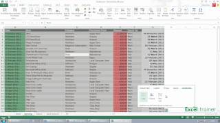 What's New in Excel 2013 - Quick Analysis