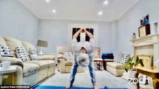 21/10/2024🧘‍♀️Mat Yoga with Jayshreeben Be fit, Be active 🏃‍♂️Yogic jogging 🏃 on your Mat, at 🏠 home