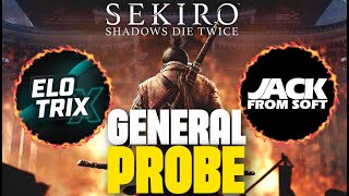 SEKIRO🔴LIVE - GENERALPROBE für die ELOTRIX CHALLENGE im Oktober! (FULL GAME - ALL BOSSES)