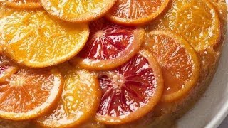 Orange Eggless Cake Recipe | Upsidedown cake by Food Flavour