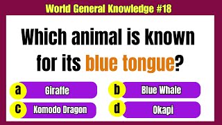 🌍 Can You Answer These 20 Toughest World Quiz Questions? 🧠