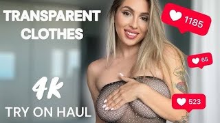 See-Through Try On Haul | Transparent Lingerie and Clothes | Try-On Haul At The Mall 2024