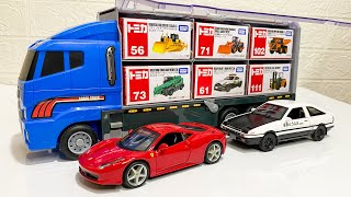 [トミカ]☆世界の高級な車のミニカーを開封してコンボイへ収納☆ホンダ NSX｜Tomica "World's Luxury Car" minicars opening !