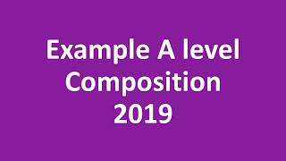 Example A level Composition 2019 Concertino for Drum Kit 27/40