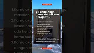 3 Tanda Allah Akan Menaikan Derajatmu #videoshort #motivasi #video