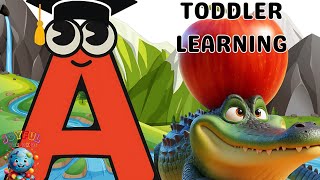 Toddler Learning Video Songs | ABC Phonics | A For Apple, A for Alligator ABC Alphabet Songs