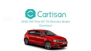 2016 VW Polo GT TSI Brembo Brake Overhaul by Cartisan