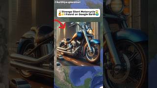 Strange Giant Motorcycle Harley is Real Found on📍Google Earth #googleearth #googlemaps