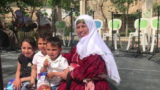 Al Zinnar Women Ensemble in the Frienship Garden مهرجان الكمنجاتي 2018 | فرقة الزنار للتراث الشعبي