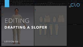 Beginner's Guide to CLO Part 2 Editing: Drafting A Pattern (Lesson 6)