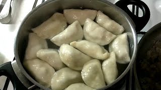 Вареники с грибами/Dumplings with mushrooms