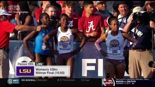 SEC TRACK FIELD 2022 : WOMEN 100M