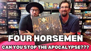 Four Horseman Board Game Review - First Impression - Kickstarter - Win Win Board Games