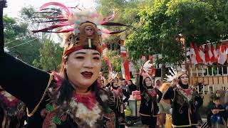 MAINDU BERSATU WONDERFUL INDONESIA, KARNAVAL UMUM PHBN 2024 KECAMATAN MONTONG