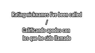 Rating nicknames I've been called | Calificando apodos con los que he sido llamado//GC//Andy :D