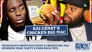 McDonald’s Drops Kai Cenat’s Chicken Big Mac Sparking Marc Nasty’s Food Hack Tips