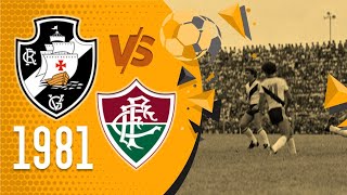 CR VASCO DA GAMA vs FLUMINENSE FC (1981 - BRASILEIRO) #footballmuseum #oldfootball