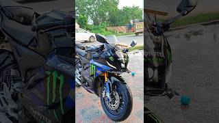 Monster Edition Yamaha R15 V4 Black Colour #shorts #r15v4 #r15m #yamahar15v4 #newtoyou #ajshohan