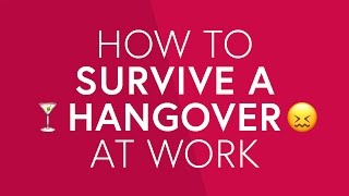 How To Survive A Hangover At Work | The Zoe Report By Rachel Zoe