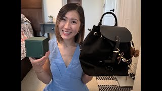 Weekly Handbag Rotation | Dooney & Bourke Allie Backpack | PASCAL Collab & Watch Unboxing