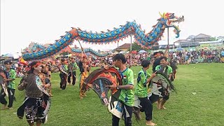 Kolaborasi Janturan EBEG dan LIONG‼️ebeg WAHYU TURONGGO KEMBAR lapangan Karanggintung