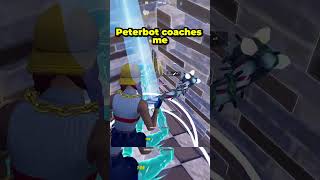 Peterbot coaches me in ranked #fortnite #shorts