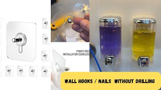 WALL HOOKS / NAILS Without drilling | Unboxing | Rupslife