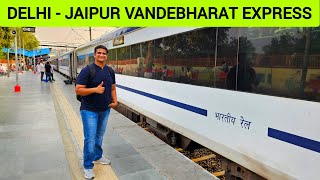 20978 Delhi - Jaipur Vandebharat Express | Chaircar Experience |