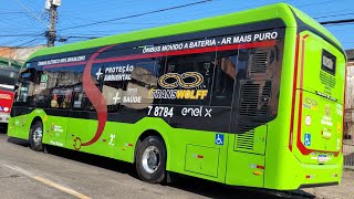 EXCLUSIVO: CONFERINDO OS NOVOS ÔNIBUS ELÉTRICOS no JD. SÃO FRANCISCO x TERM. STO AMARO