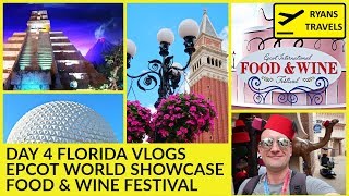 Disney World Vlogs Day 4 Epcot Food & Wine Festival | Florida Vlogs October 2019